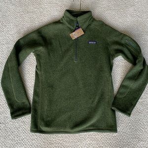 NEW Patagonia Better Sweater 1/4 Zip Medium $99